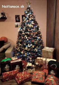 ozdobený 3d vianočný stromček umelý